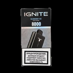 Электронная сигарета IGNITE V80 8000 затяжек Черничный лед