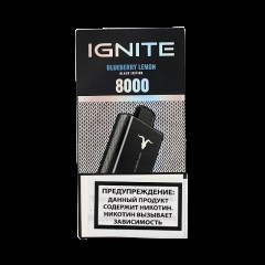 Электронная сигарета IGNITE V80 8000 затяжек Черника лимон