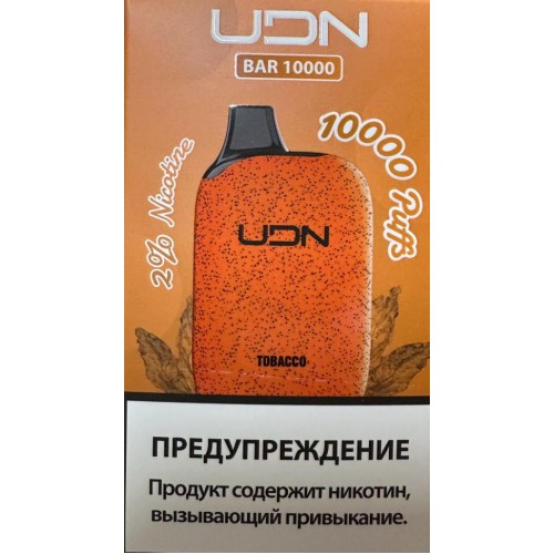 Электронная сигарета UDN BAR 10000 Tobacco (УДН Бар Табак)