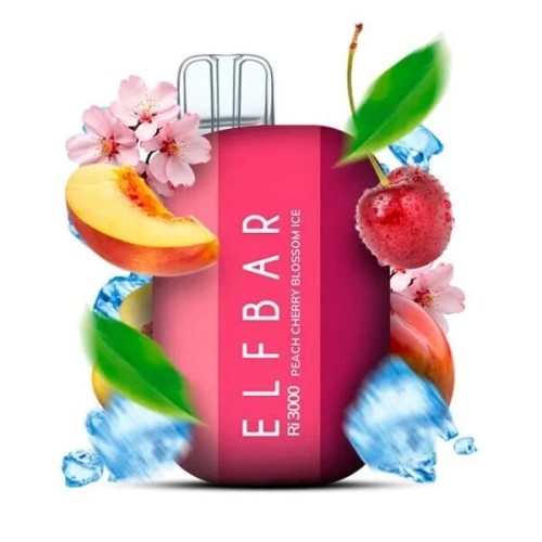 Elf Bar Ri3000 Peach Cherry Blossom Ice (Персик Сакура Лед)